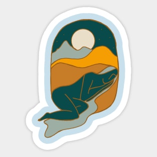 Sleeping River Sticker